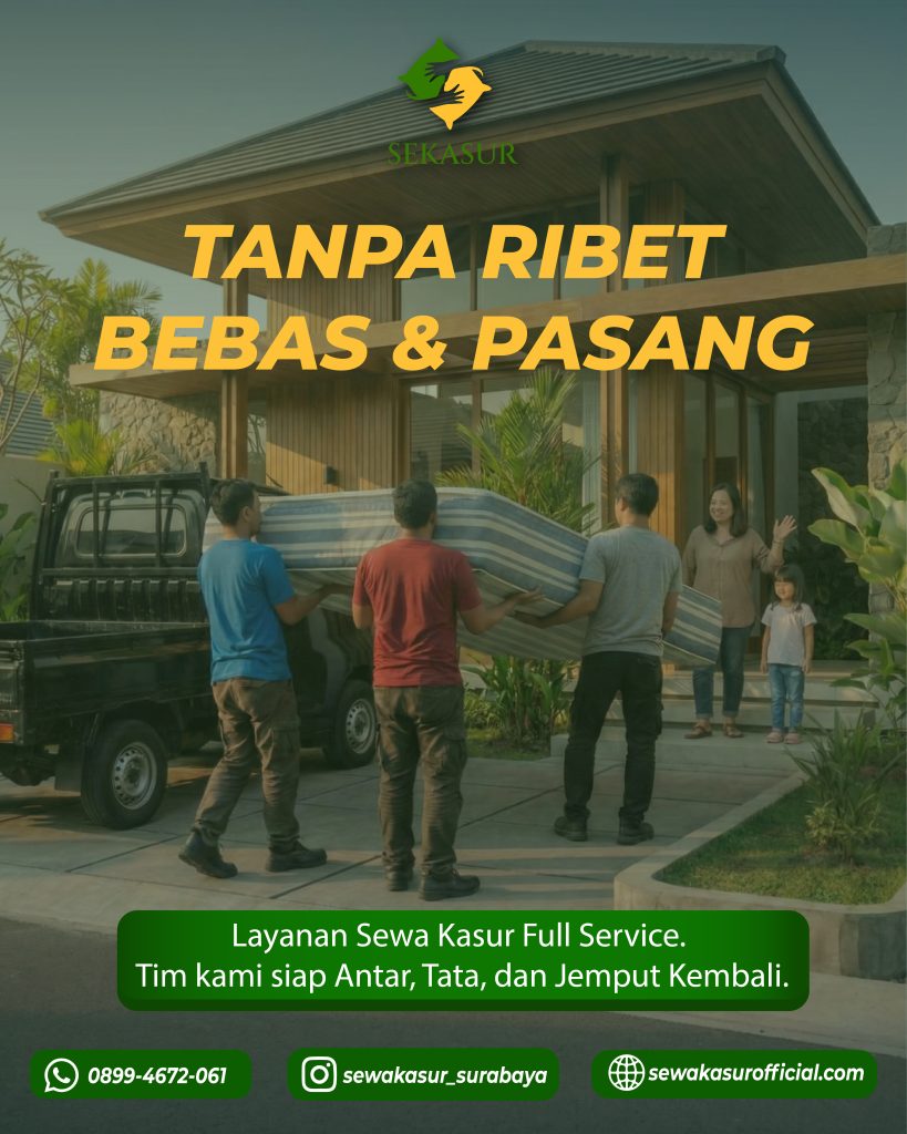 rental kasur nganjuk bersih nyaman siap antar ke rumah