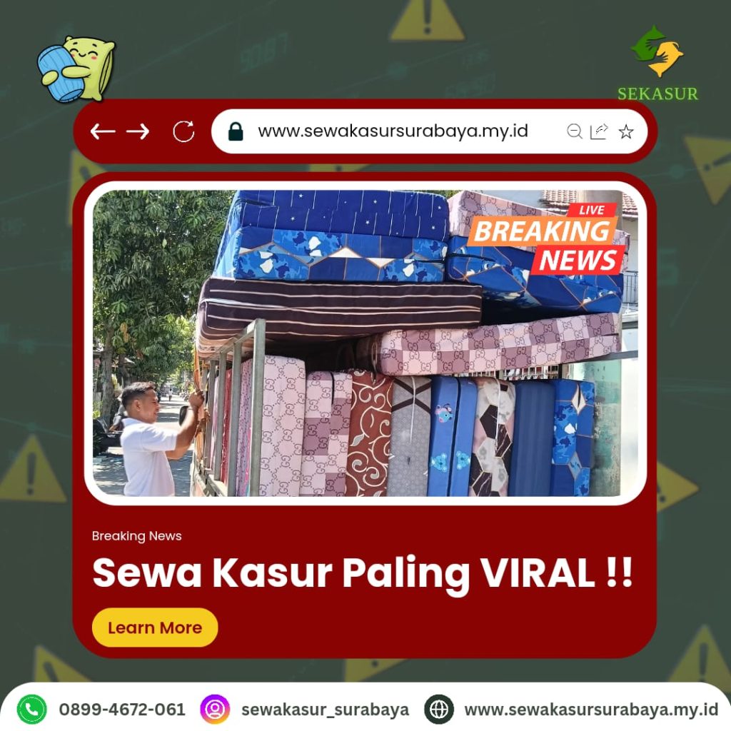 sewa kasur bondowoso bersih nyaman kualitas premium