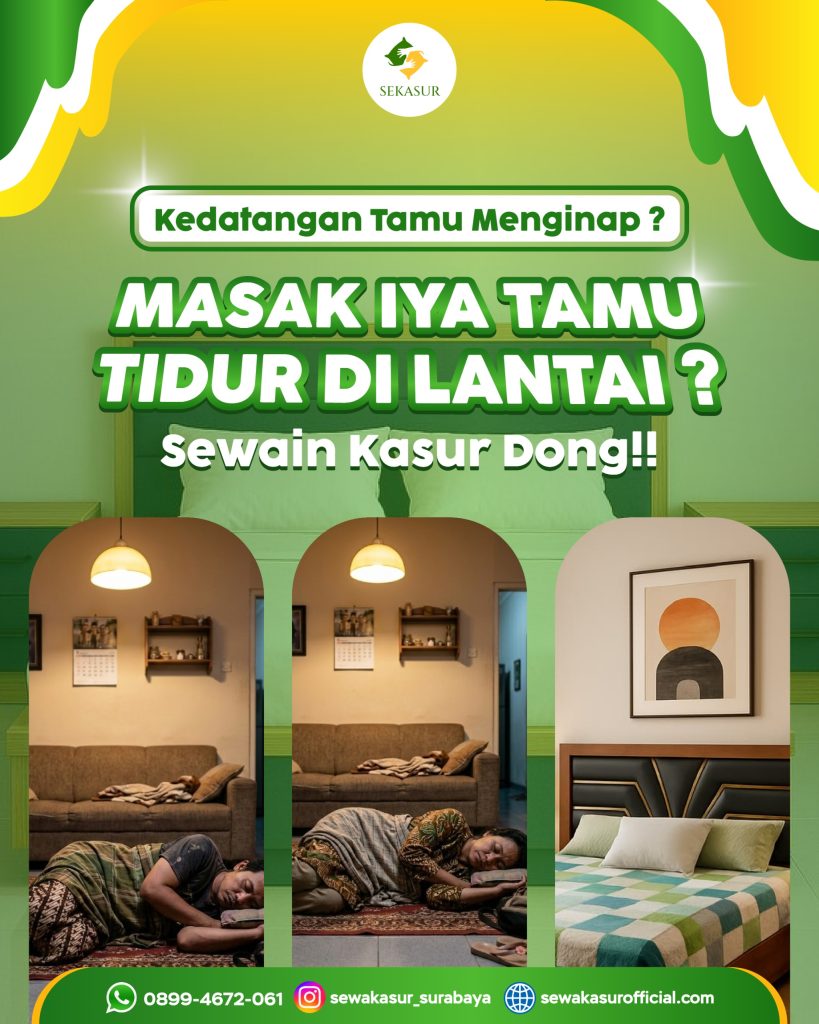 Layanan rental kasur murah Jember yang higienis, wangi, dan empuk dari SEKASUR.