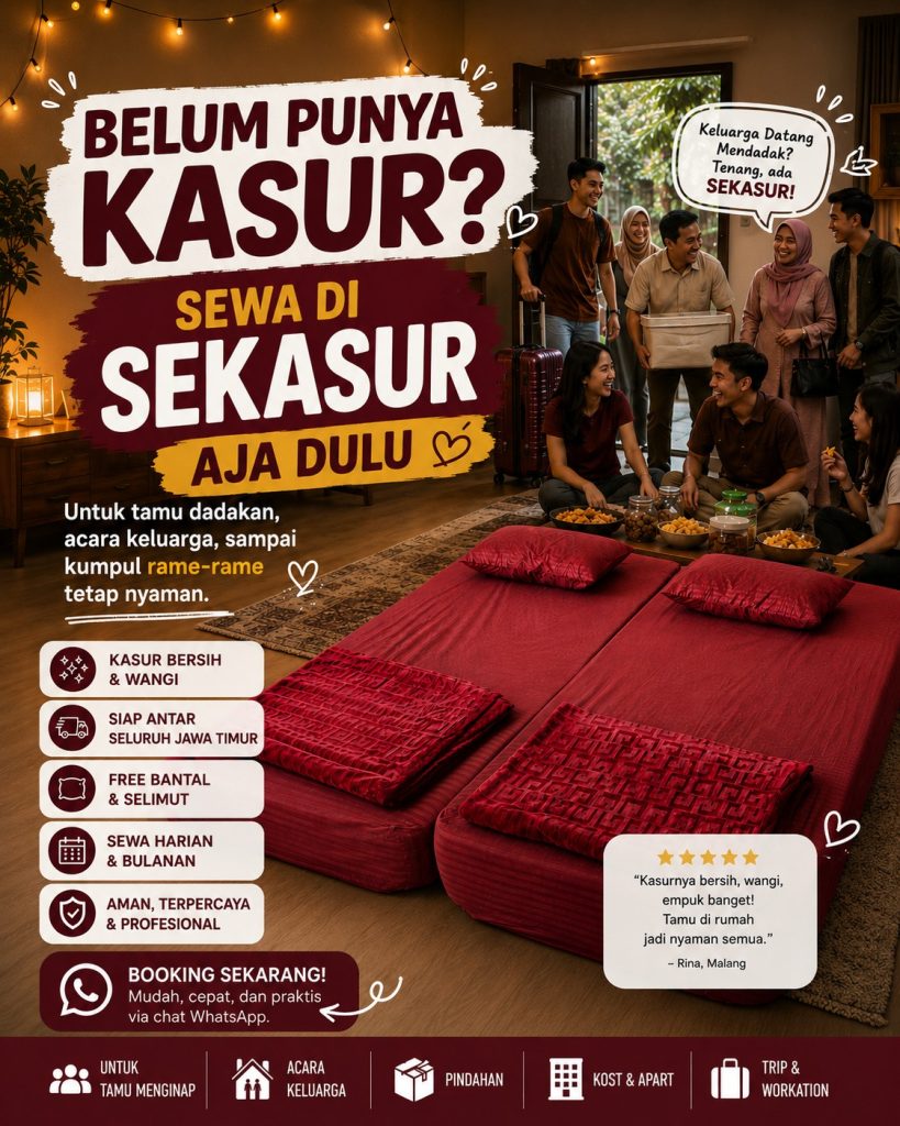 08994672061 Sewa Kasur Tamu Jember Terbaik & Praktis untuk Keluarga