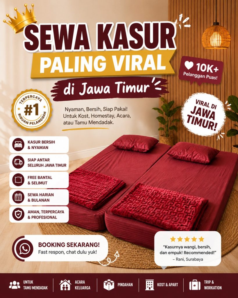 08994672061 Sewa Kasur Tamu Situbondo Nyaman & Praktis untuk Keluarga