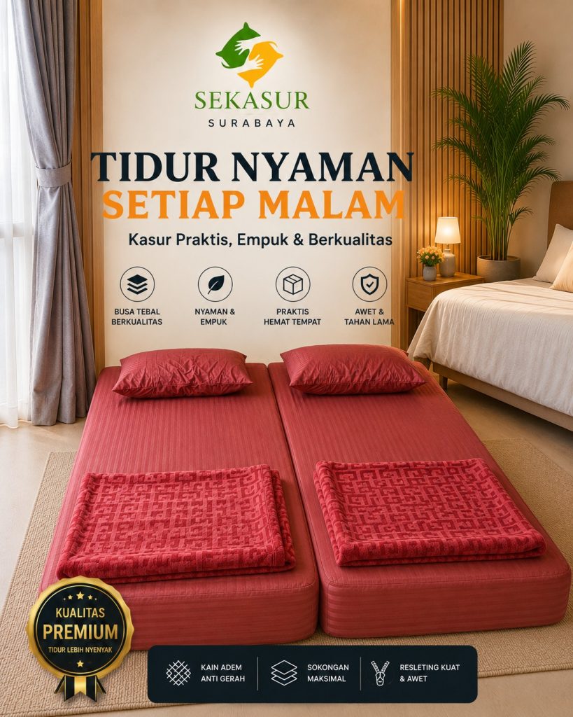 Layanan sewa kasur murah Pasuruan yang higienis, bersih, dan tebal dari SEKASUR.